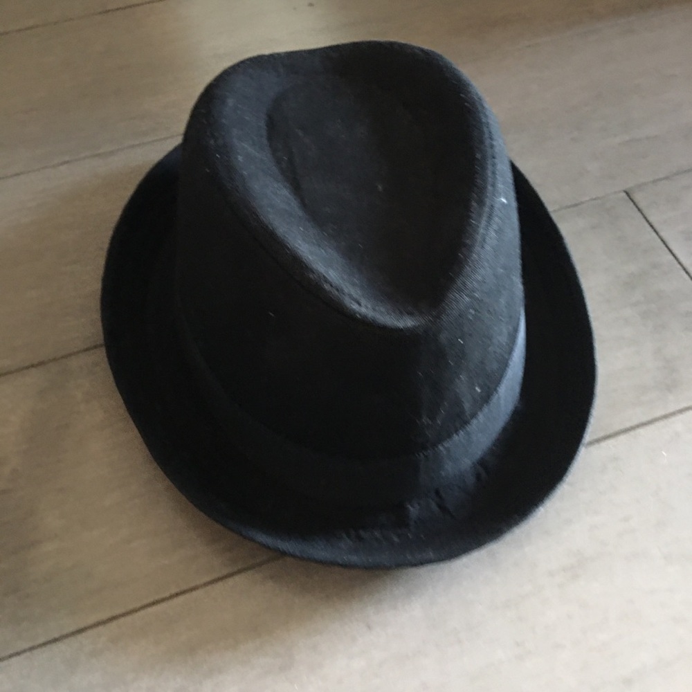 H&M FEDORA STYLE HAT (BLACK) MEDIUM